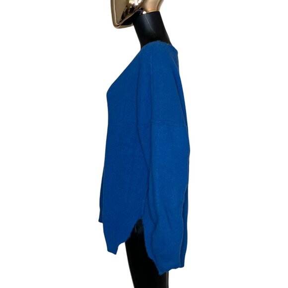 Free People Blue Hand-Dyed Oversized Sweater Pullover Cozy Knit Small OB1325064 - Picture 5 of 13